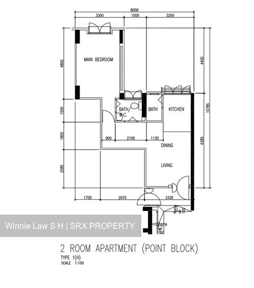Blk 302B Anchorvale Link (Sengkang), HDB 2 Rooms #203445981